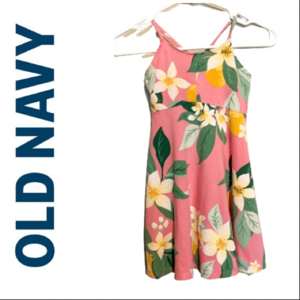 Old Navy Girls Dress Floral Sundress 6/7G